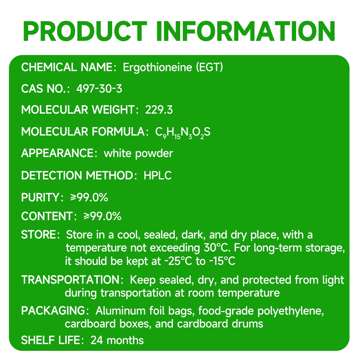 CellAuto+Food Grade Ergothioneine Pure L-Ergothioneine Powder for Anti-Aging Supplements & Skin Care